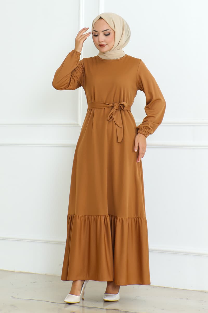 elbise camel 207 — görsel 1/4