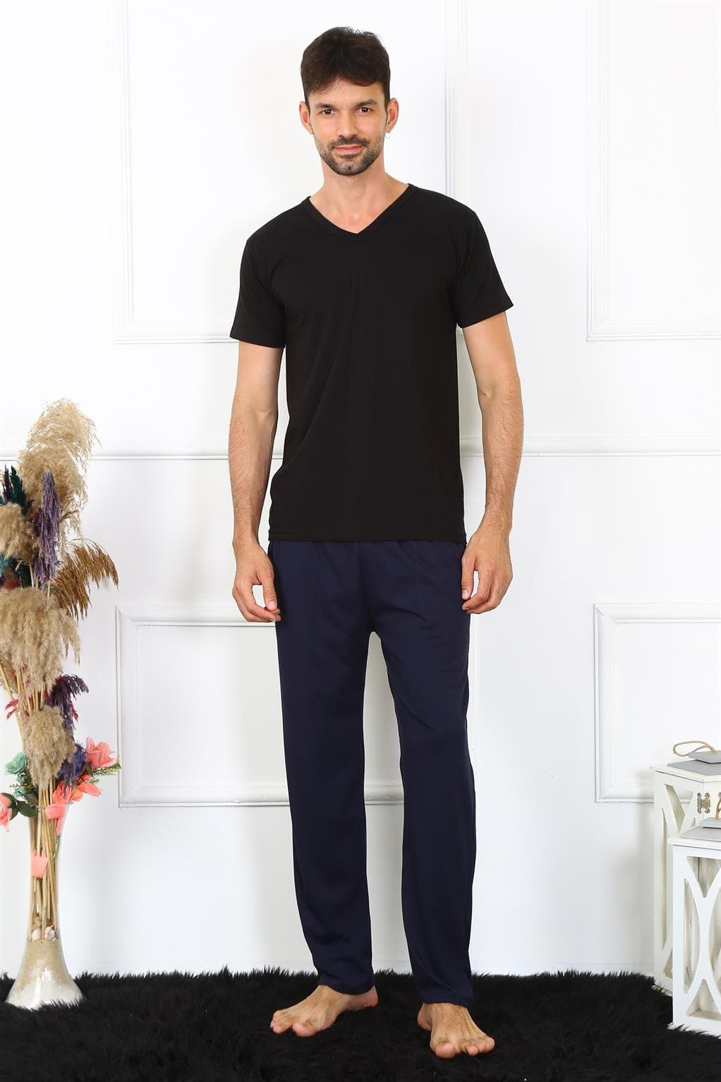 Erkek Pamuk Lacivert Tek Alt Pijama 27495 — görsel 1/5