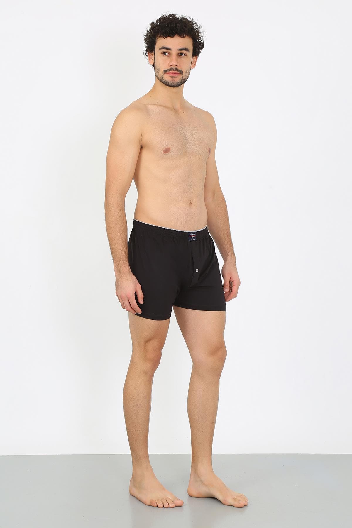 Erkek Penye Boxer Siyah 40091 — görsel 1/5