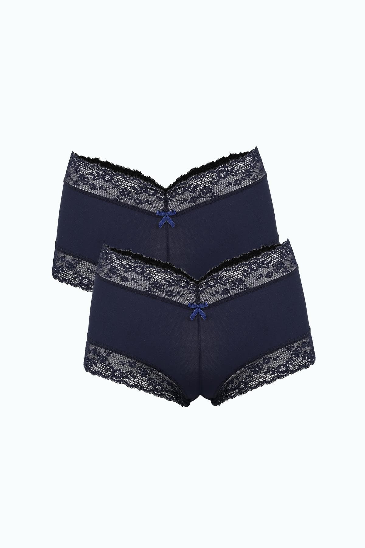 Kadın Pamuklu 2li Boxer Lacivert 40278 — görsel 1/3