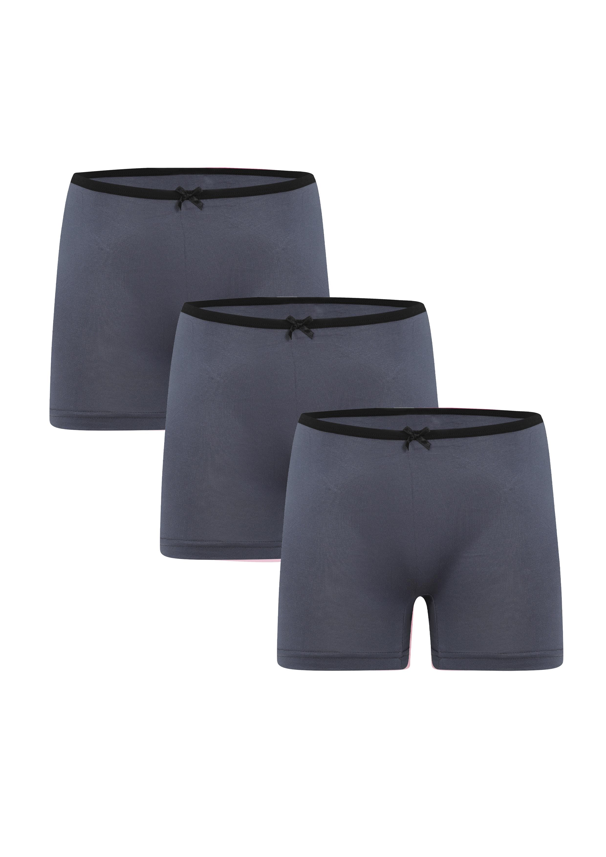 Kadın Penye 3lü Boxer Füme 40260 — görsel 1/2
