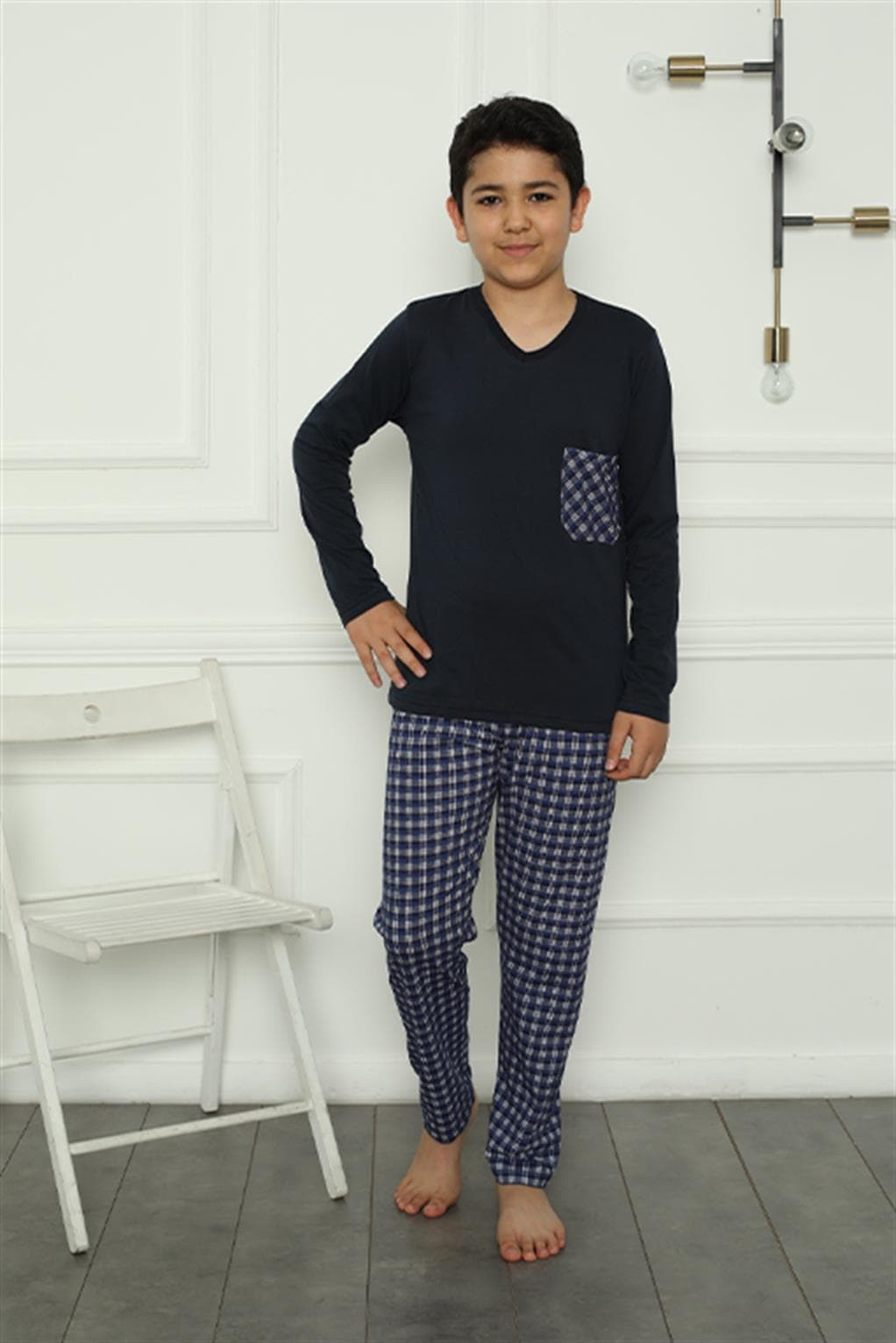 Erkek Çocuk Penye Pijama Takım 20386 — görsel 1/4
