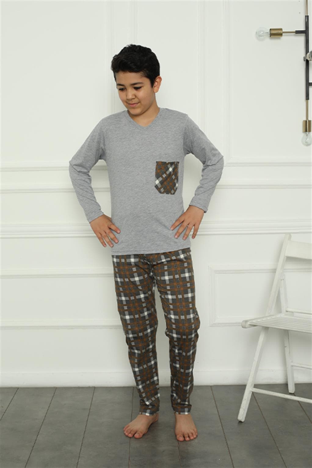 Erkek Çocuk Penye Pijama Takım 20387 — görsel 1/4
