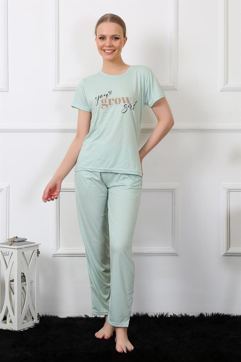 Kadın Kısa Kol Pijama Takım 4140 — görsel 1/4