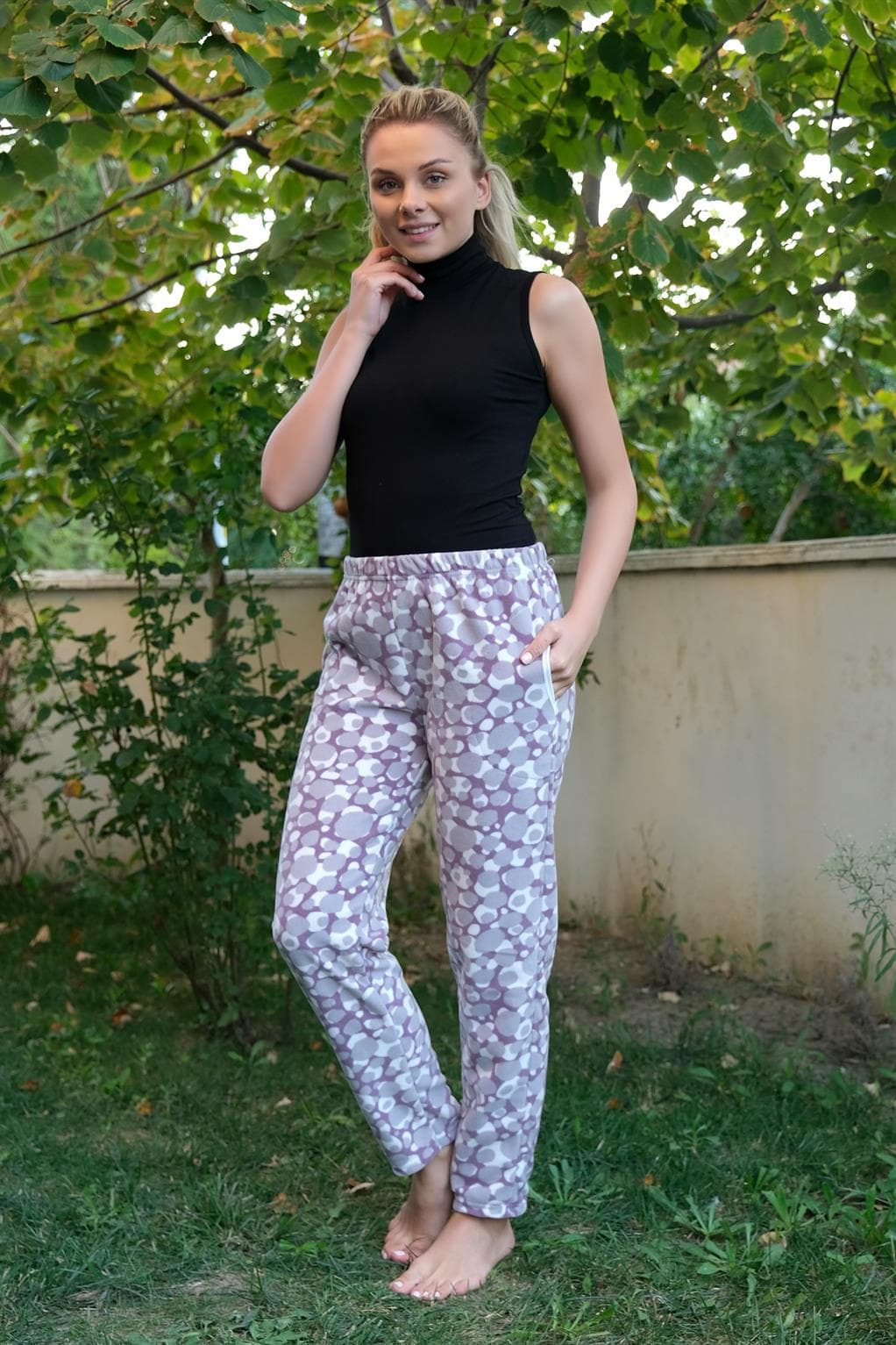 Kadın Welsoft Polar Tek Alt Pijama 210055 — görsel 1/3