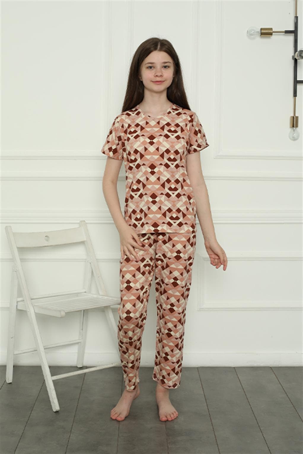 Kız Çocuk Penye Pijama Takım 20396 — görsel 1/3