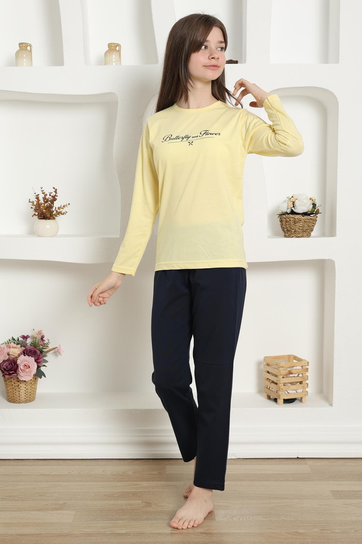 Kız Çocuk Penye Pijama Takım 20422 — görsel 1/8