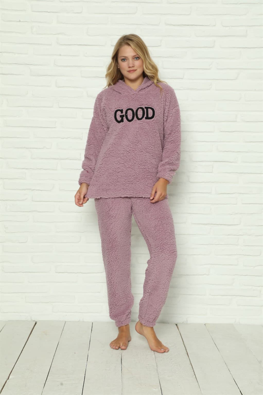 Welsoft Polar Peluş Kadın Pijama Takımı 9061 — görsel 1/3