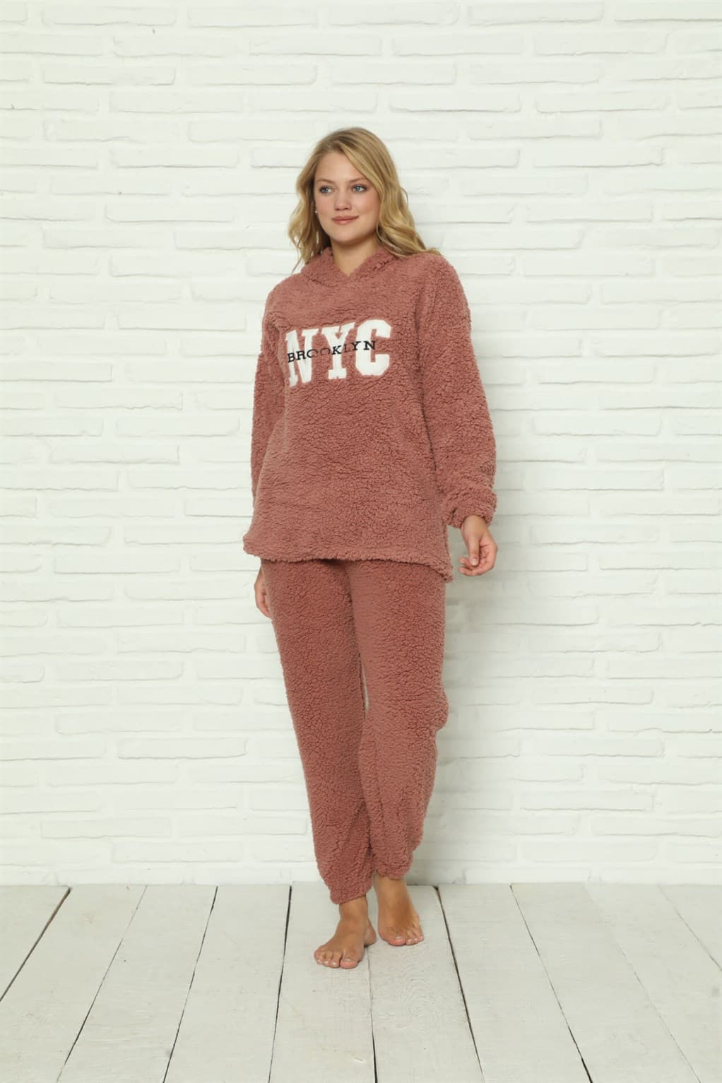 Welsoft Polar Peluş Kadın Pijama Takımı 9063 — görsel 1/3