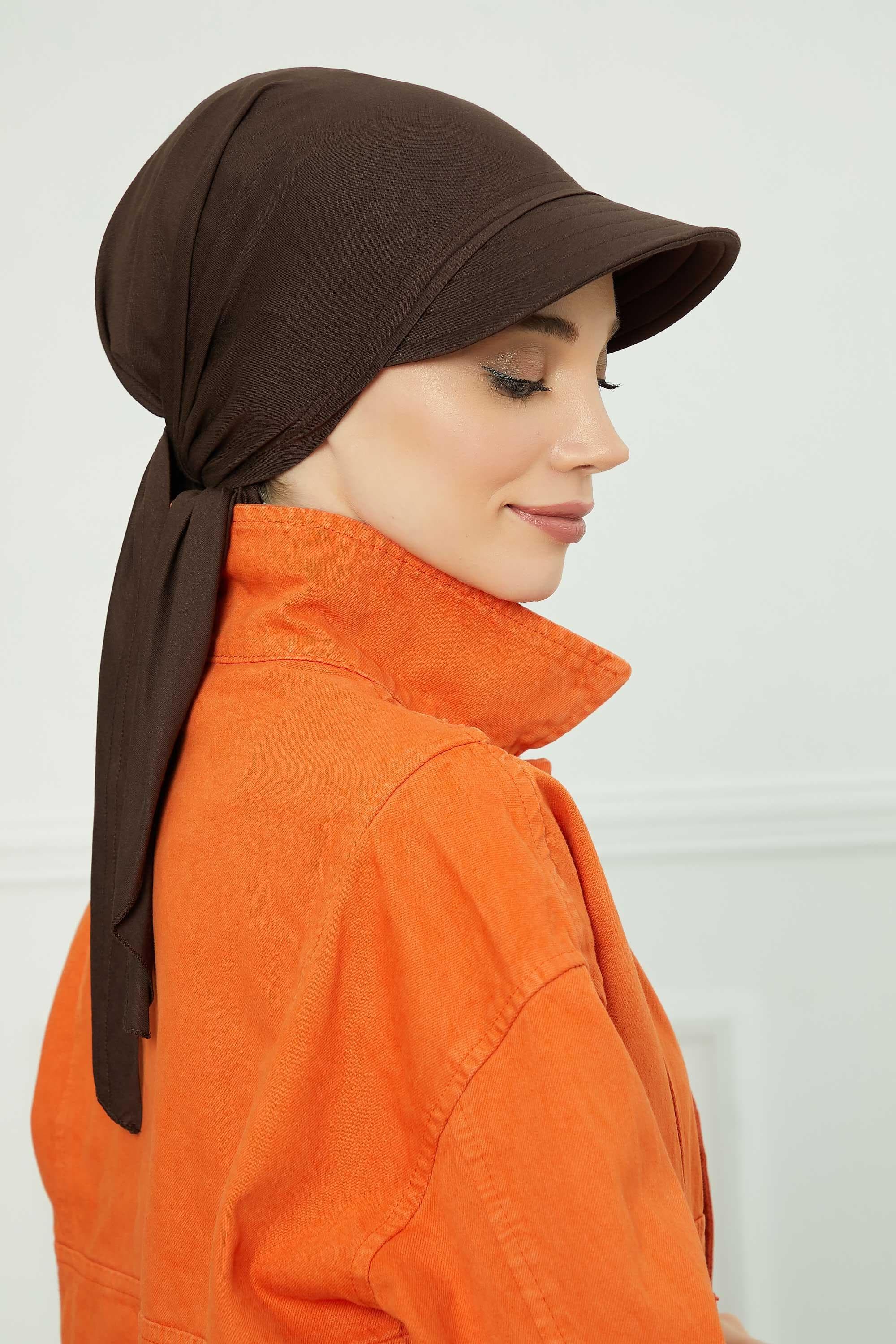 Siperlikli Bandana Bone,B-71 Kahverengi — görsel 1/6
