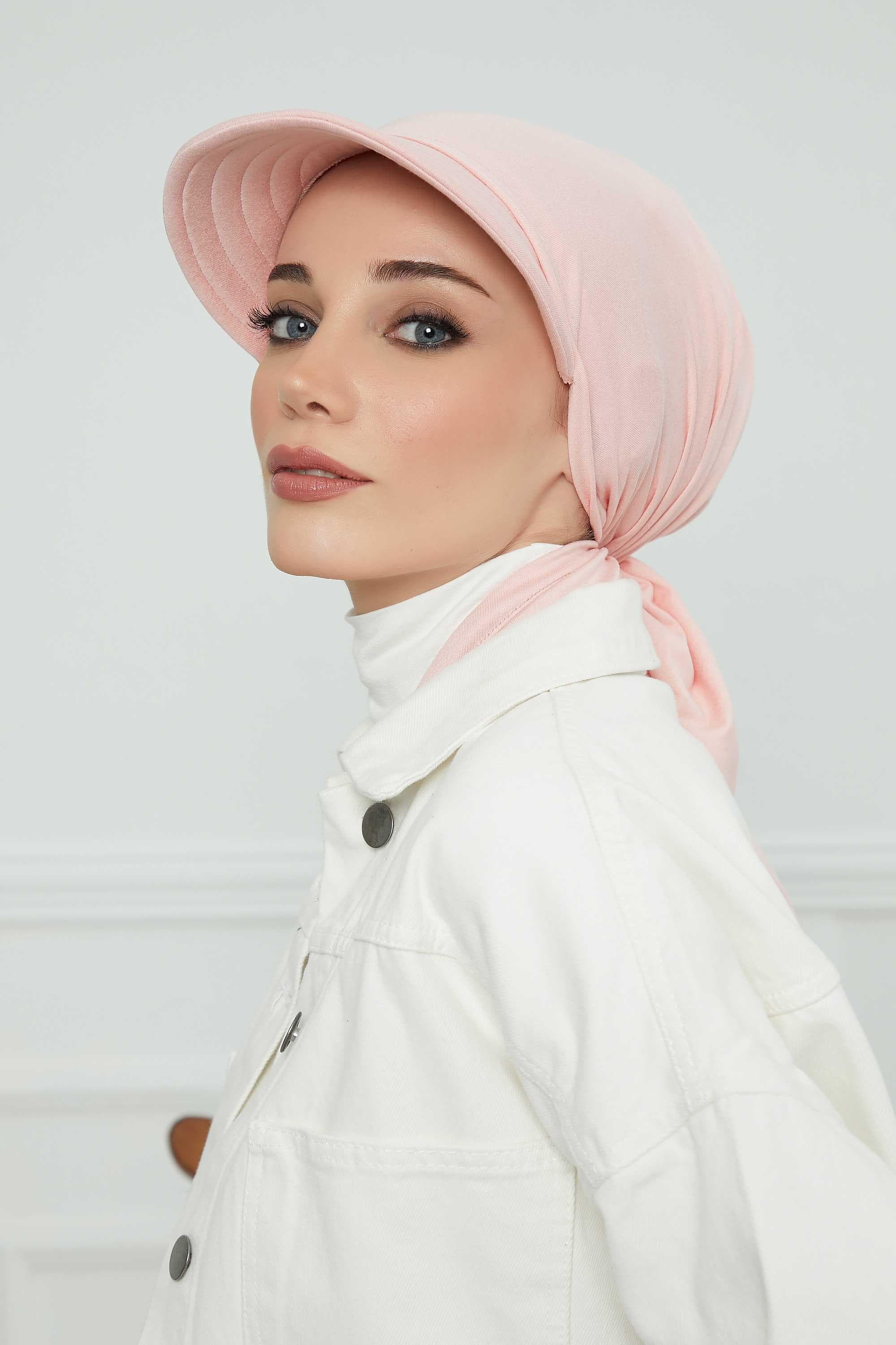 Siperlikli Bandana Bone,B-71 Pudra — görsel 1/5