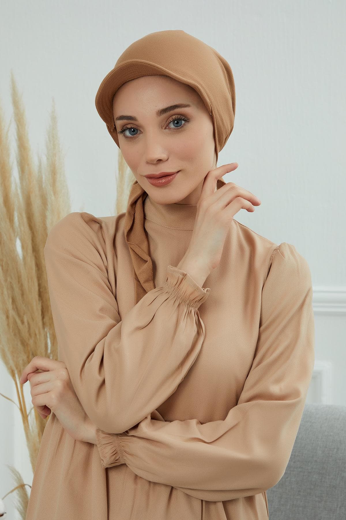 Siperlikli Bandana,B-40 Açık Kahverengi — görsel 1/6