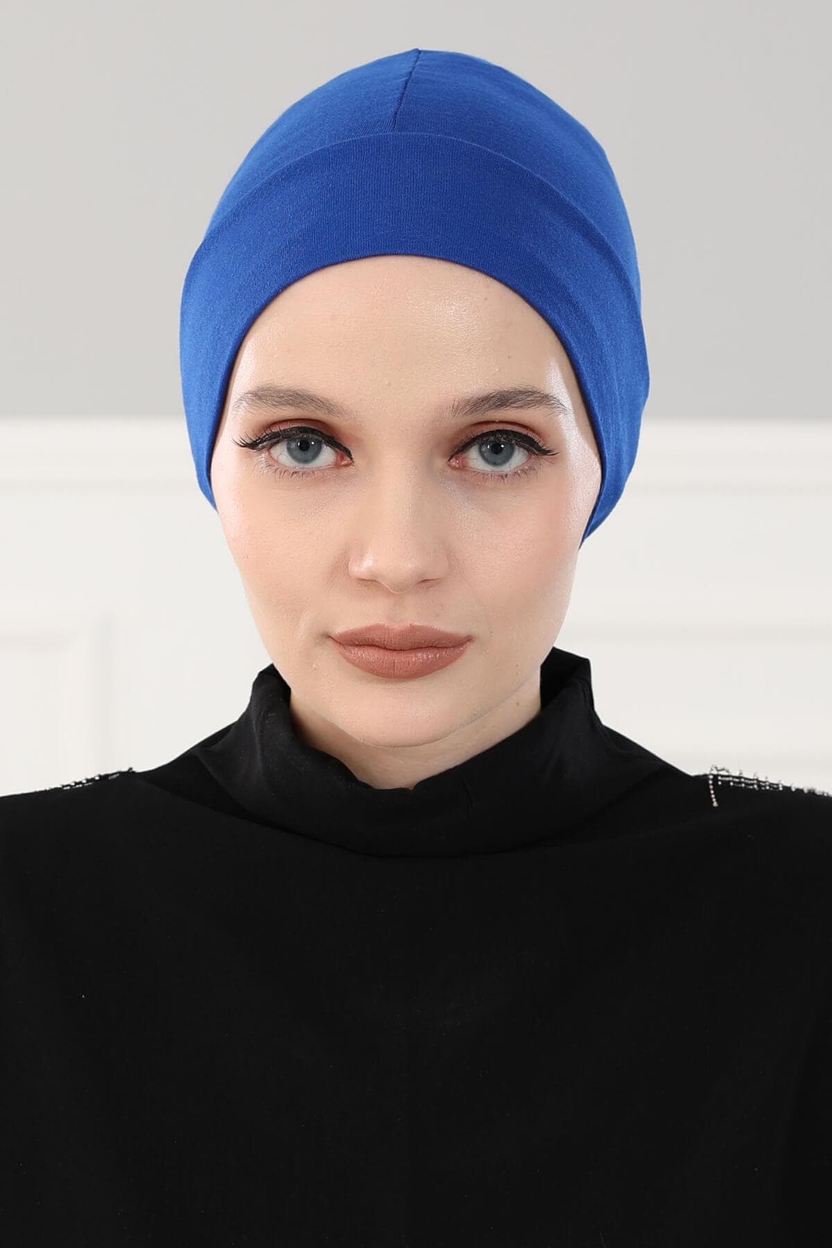 Takçık Penye Bone,B-37 Saks Mavisi — görsel 1/5