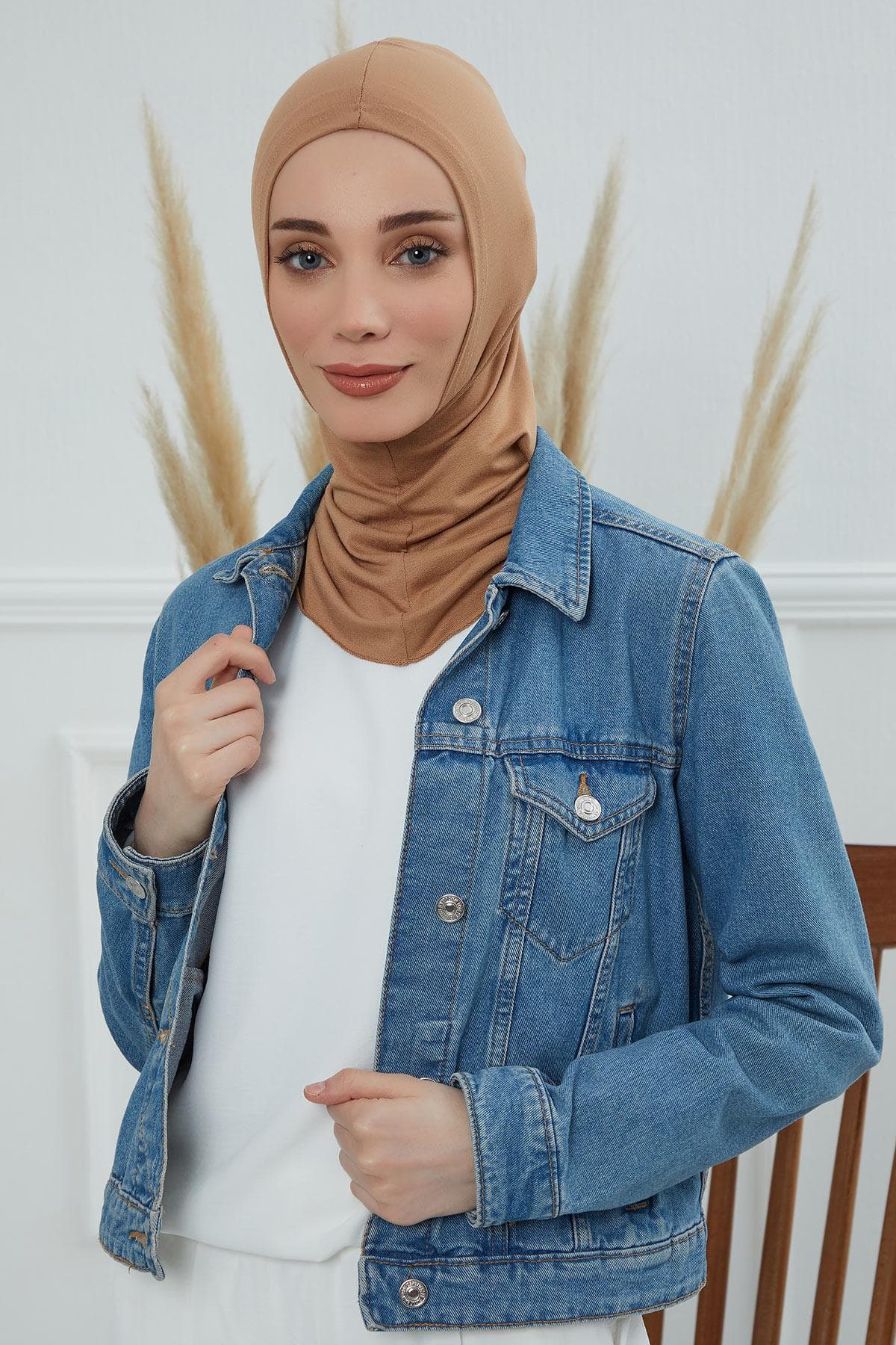 Tesettür İç Bone,TB-1 Açık Kahverengi — görsel 1/5