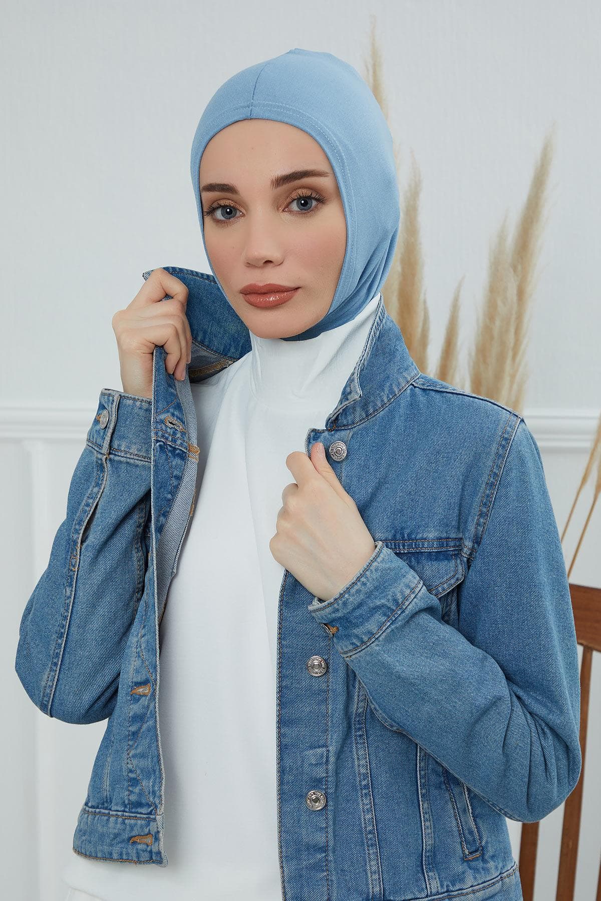 Tesettür İç Bone,TB-1 Mavi — görsel 1/8
