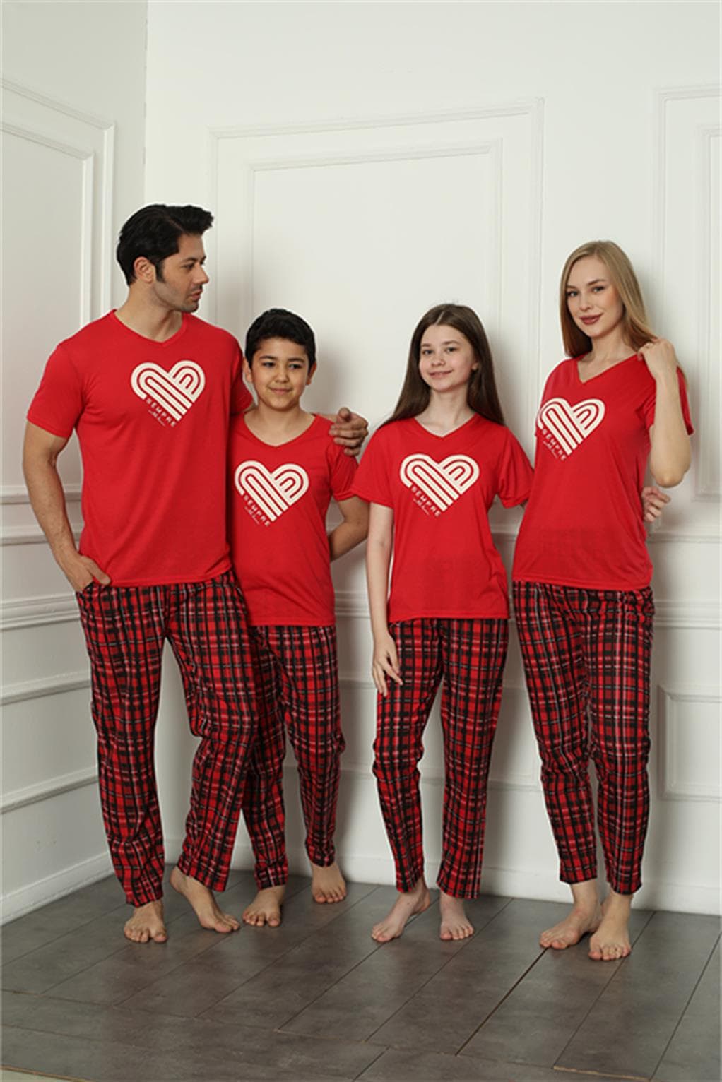 Aile Penye Pijama Takım (baba - oğul ) 50114 Ayrı Ayrı Satılır . Fiyatları Farklıdır