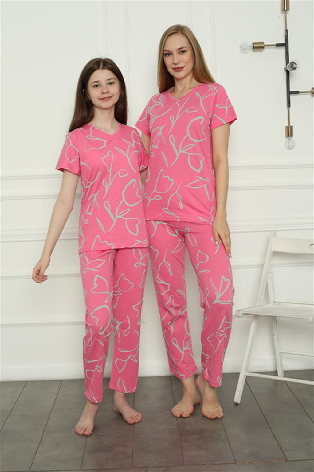 Anne Kız Aile Penye Pijama Takım Ayrı Ayrı Satılır. Fiyatları Farklıdır 50105