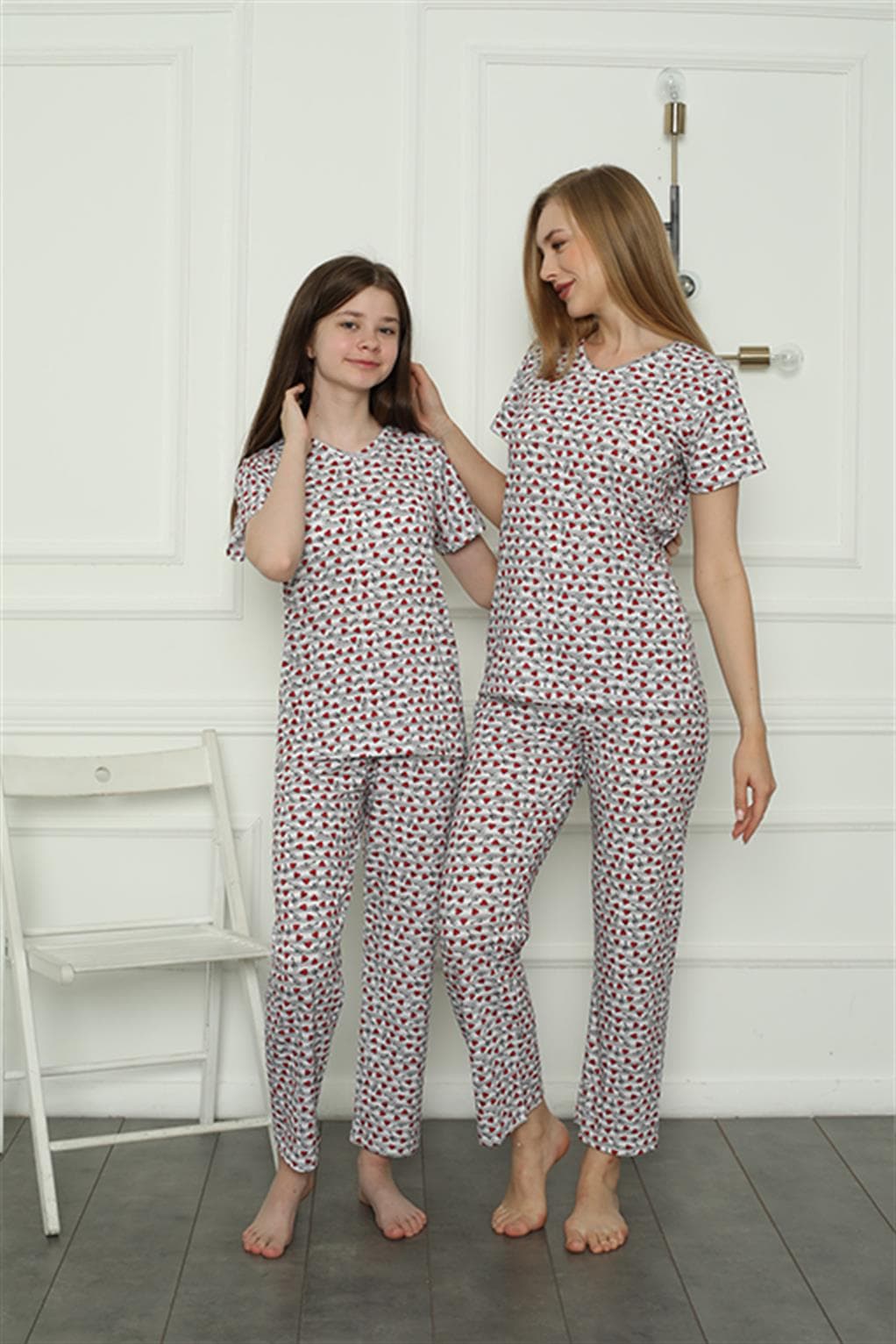 Anne Kız Aile Penye Pijama Takım Ayrı Ayrı Satılır. Fiyatları Farklıdır 50119
