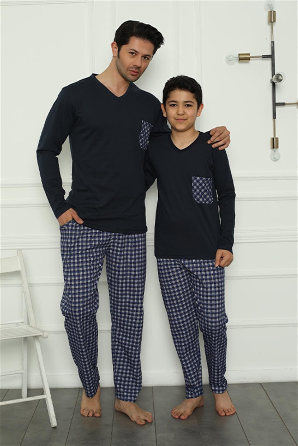Baba Oğul Aile Pijama Takım Ayrı Ayrı Satılır Fiyatları Farklıdır 50109