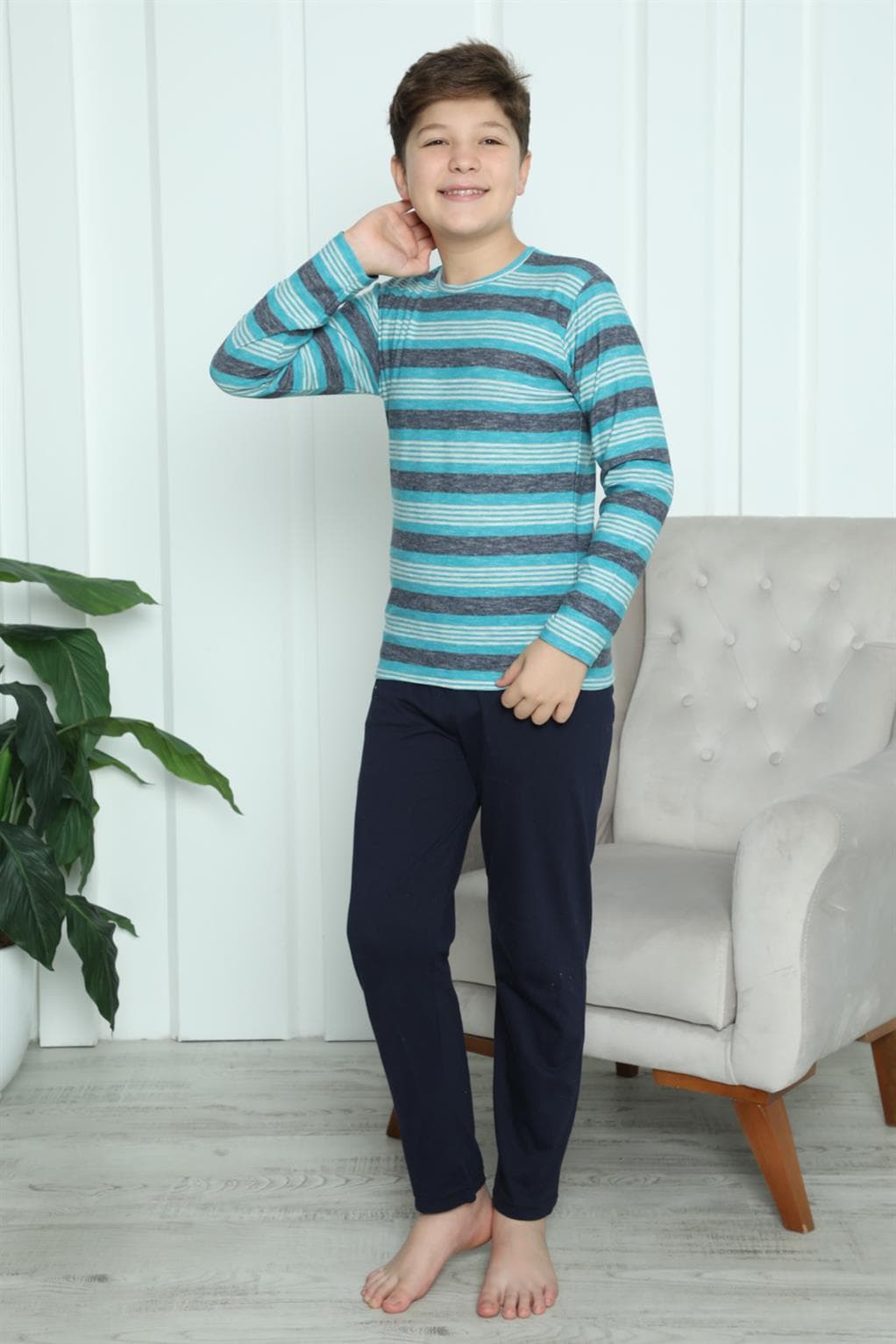 Erkek Çocuk Penye Pijama Takım 20413