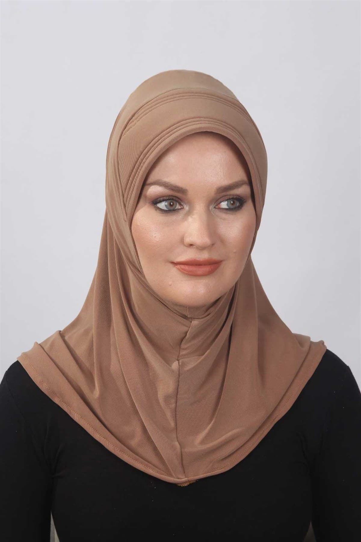Takmatik Hazır Şal Caramel