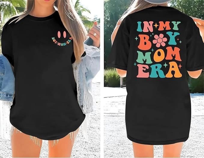 Bisiklet Yaka Kısa Kol Baskılı T-Shirt - Siyah — görsel 1/4