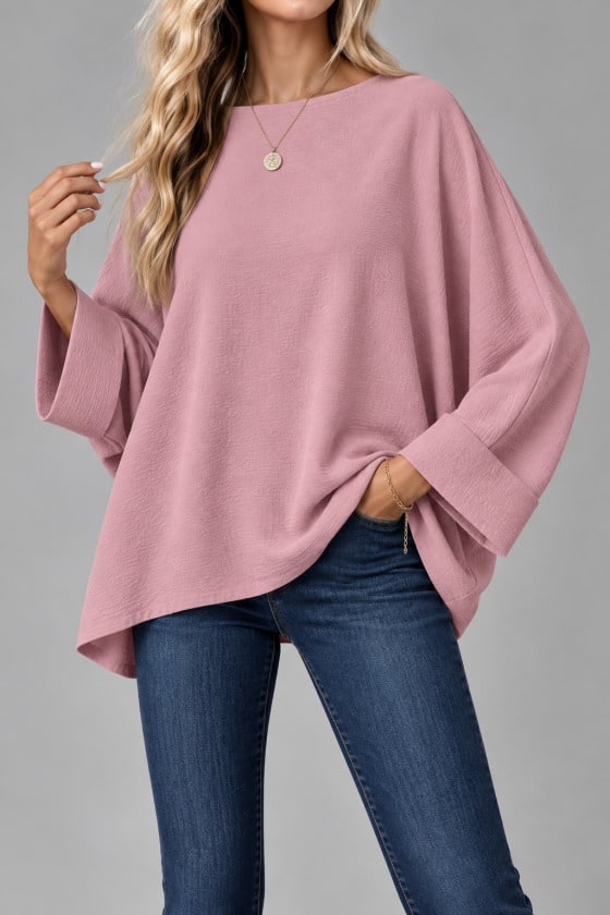 Oversize Yarasa Kol Bluz — görsel 1/1