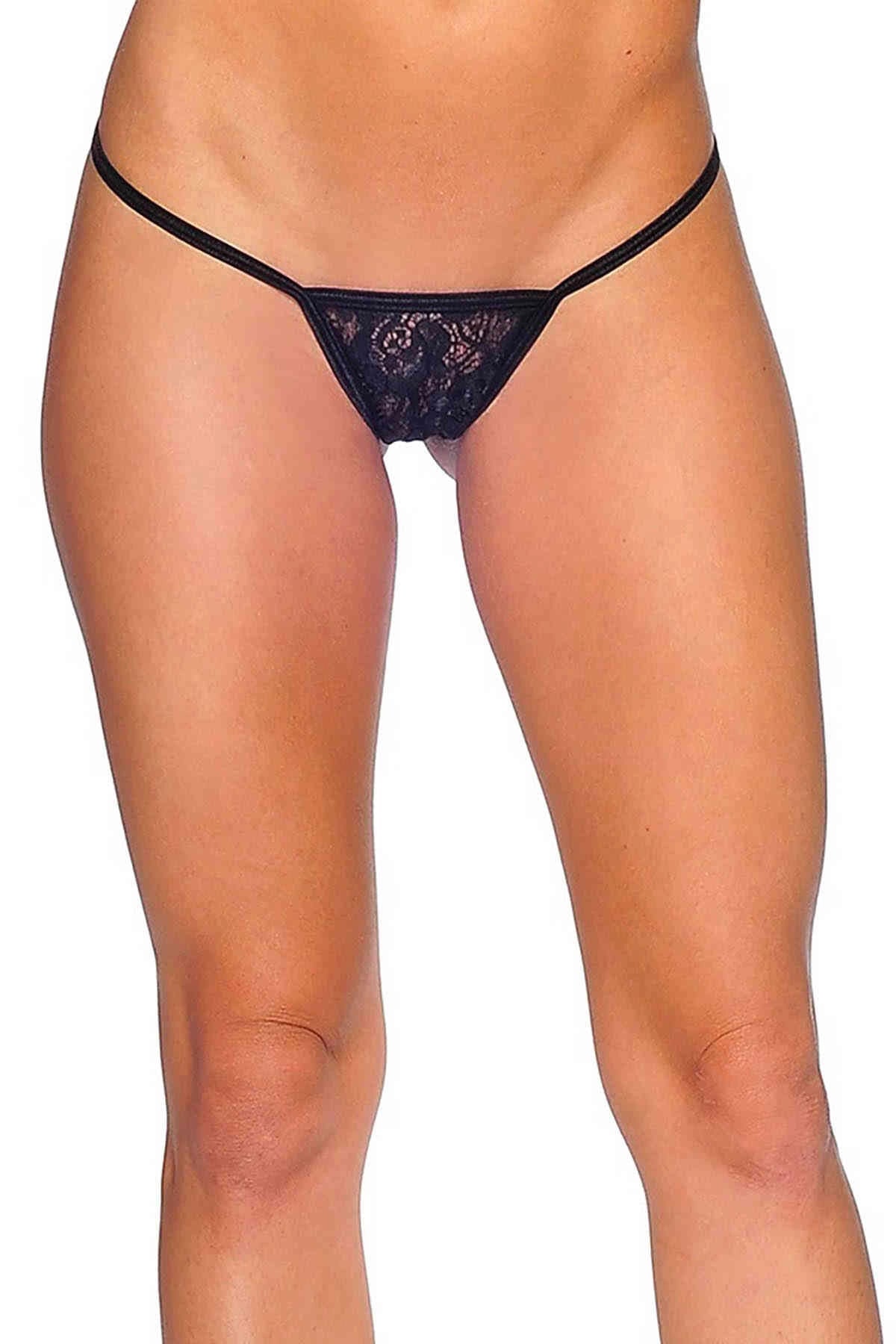 Siyah Dantelli Tanga Tm1164 — görsel 1/1