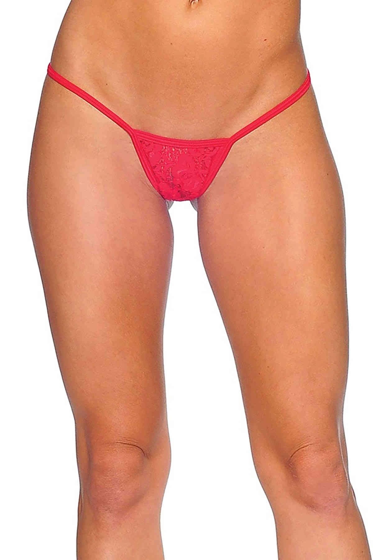 Kırmızı Dantelli Tanga Tm1166 — görsel 1/1