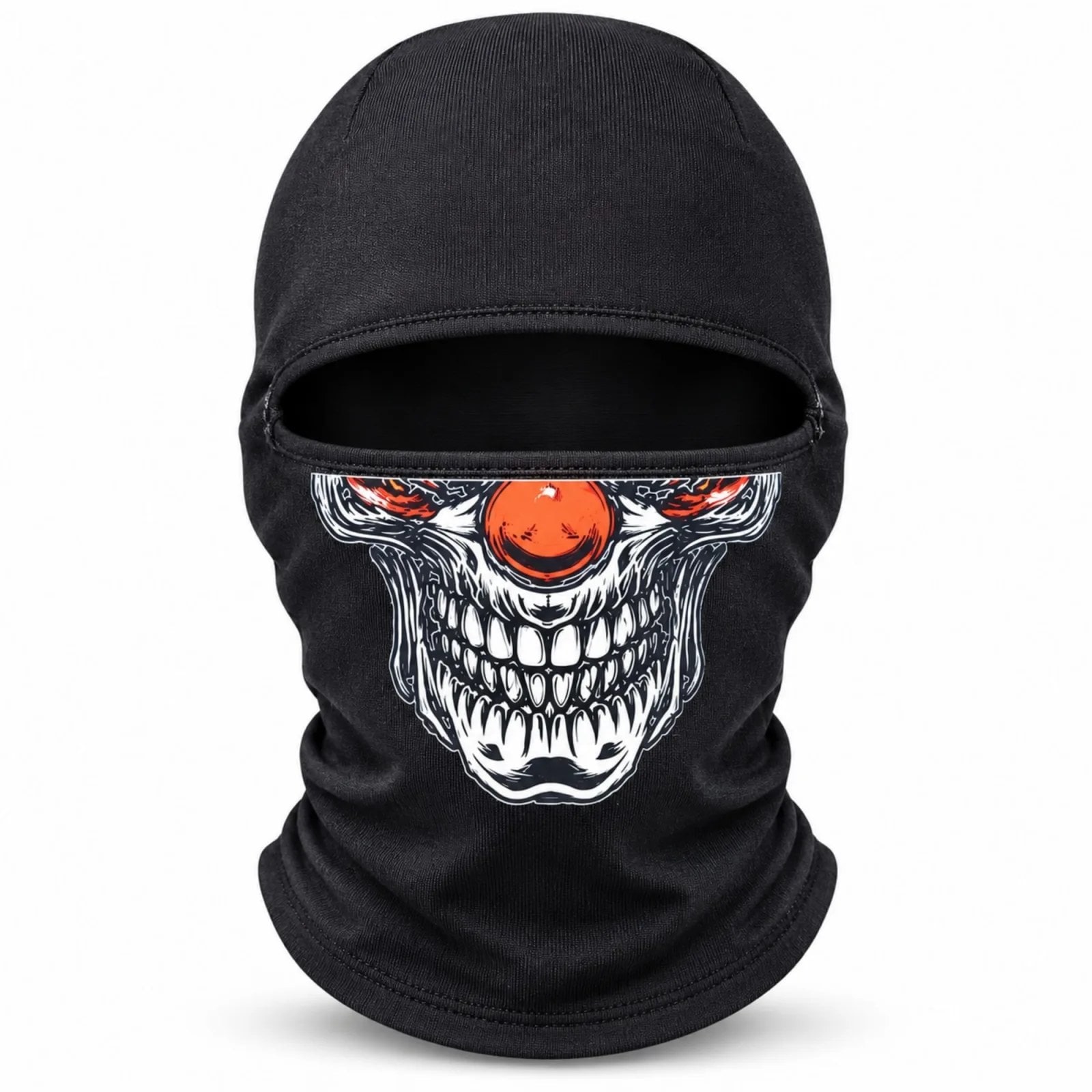 Unisex Şık Palyaço Desenli Balaklava Kışlık Tam Yüz Maske Termal Nefes Alan Esnek Kask Altı Boyunluk — görsel 1/7
