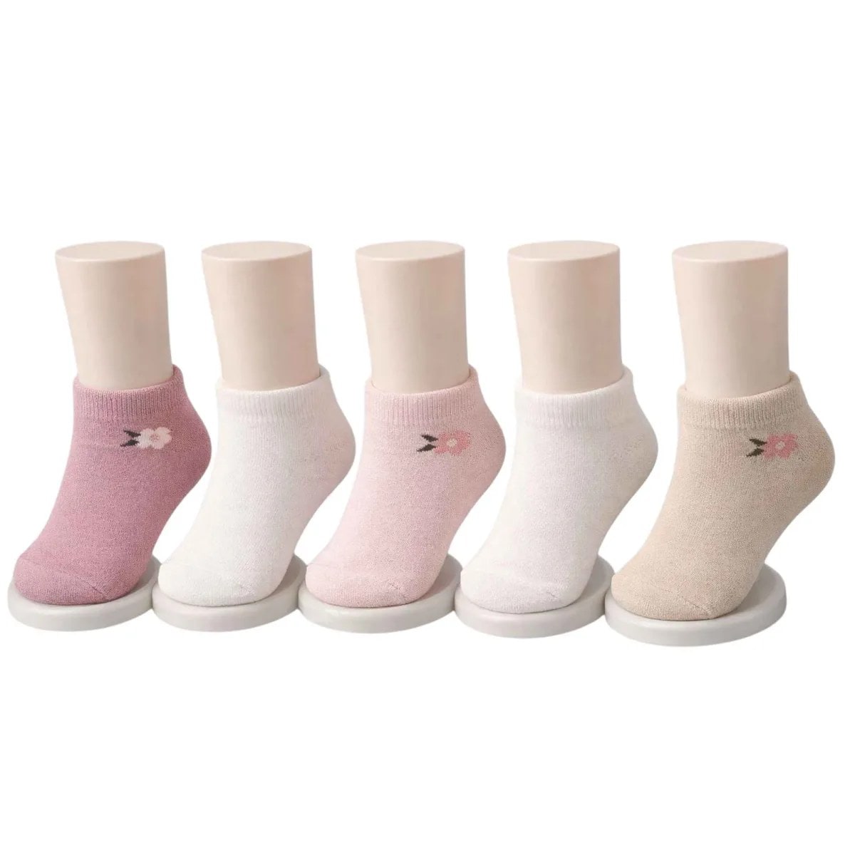 Bebek Ve Kız Çocuk Pamuklu Patik Çorap 5’li Set | %88 Pamuk, İnce Burun Dikişli, Yumuşak Ve Rahat, 0-12 Ay – 5-6 Yaş — görsel 1/8